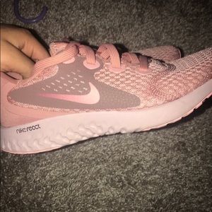 Pink Nike shoes